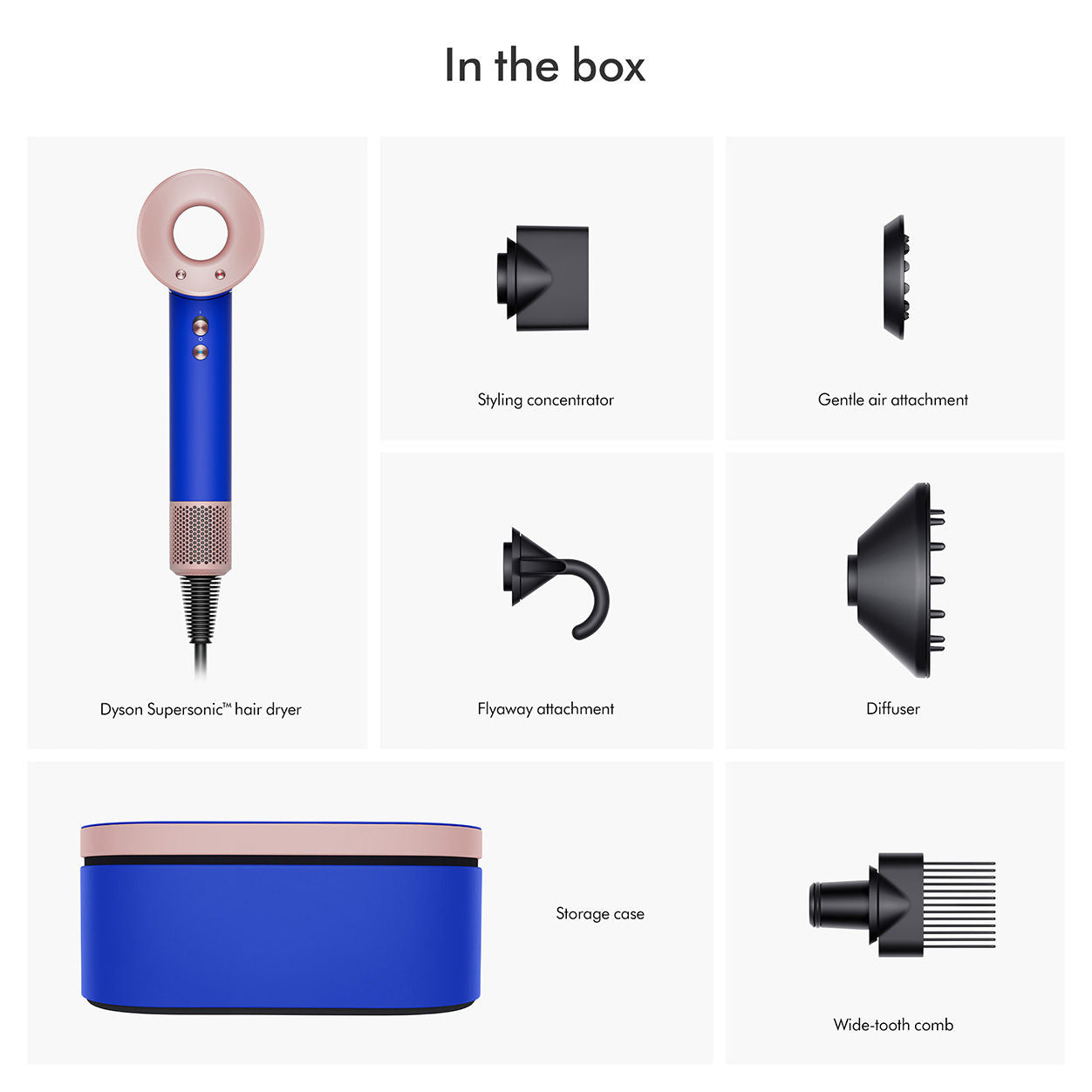 Information related to Dyson Supersonic Hair Dryer in Blue Blush (Limited Edition)