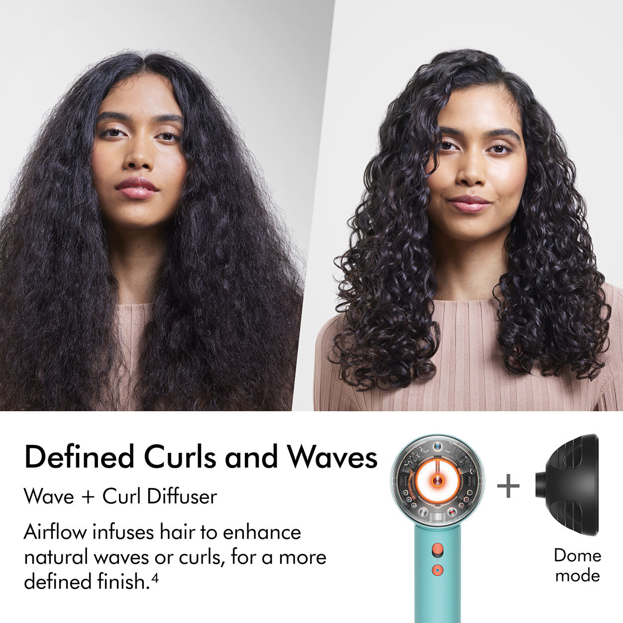 Before and after results of using Dyson Supersonic Nural Hair Dryer