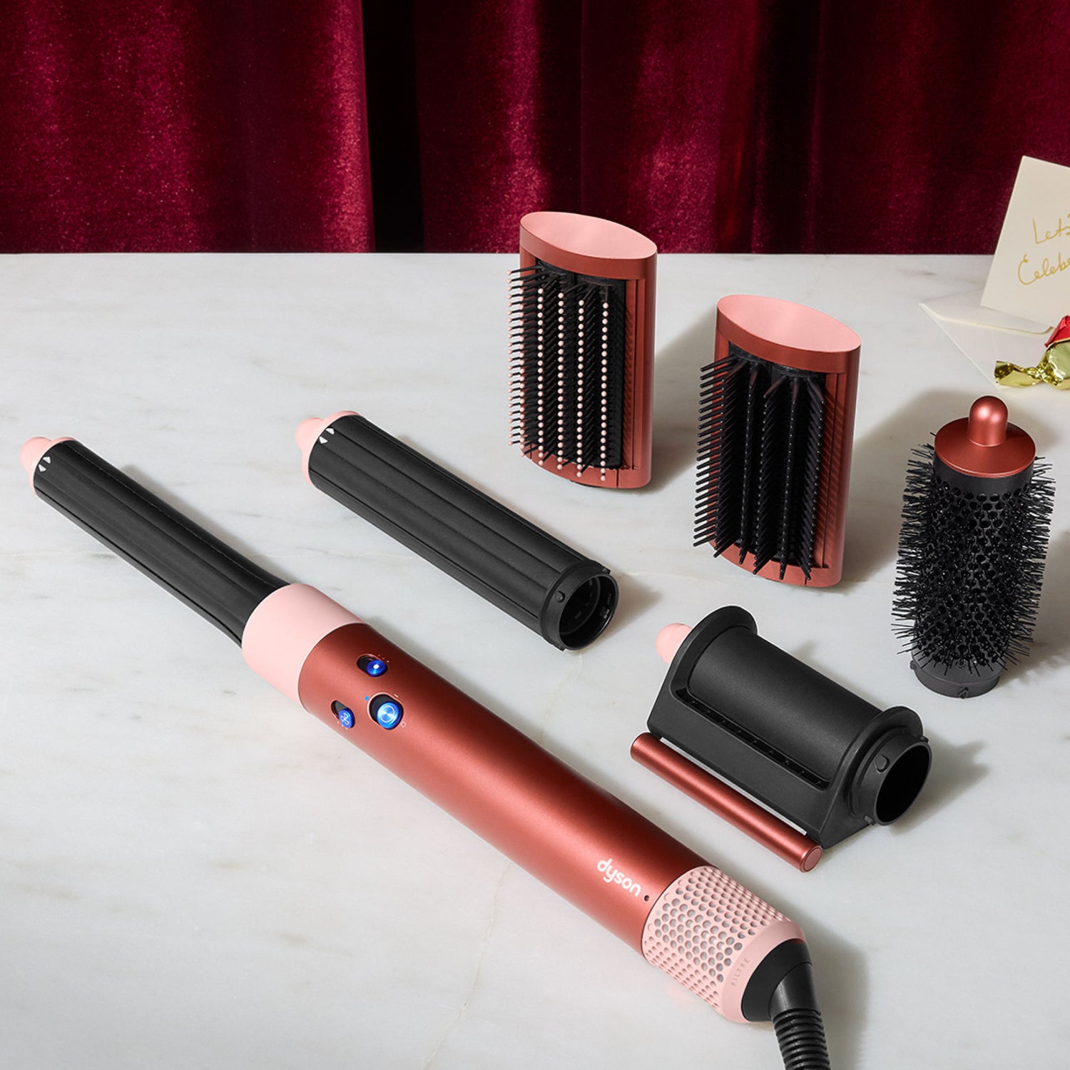 Information related to Dyson Special Edition Airwrap Complete Long Multi-Styler in Strawberry Bronze and Blush Pink