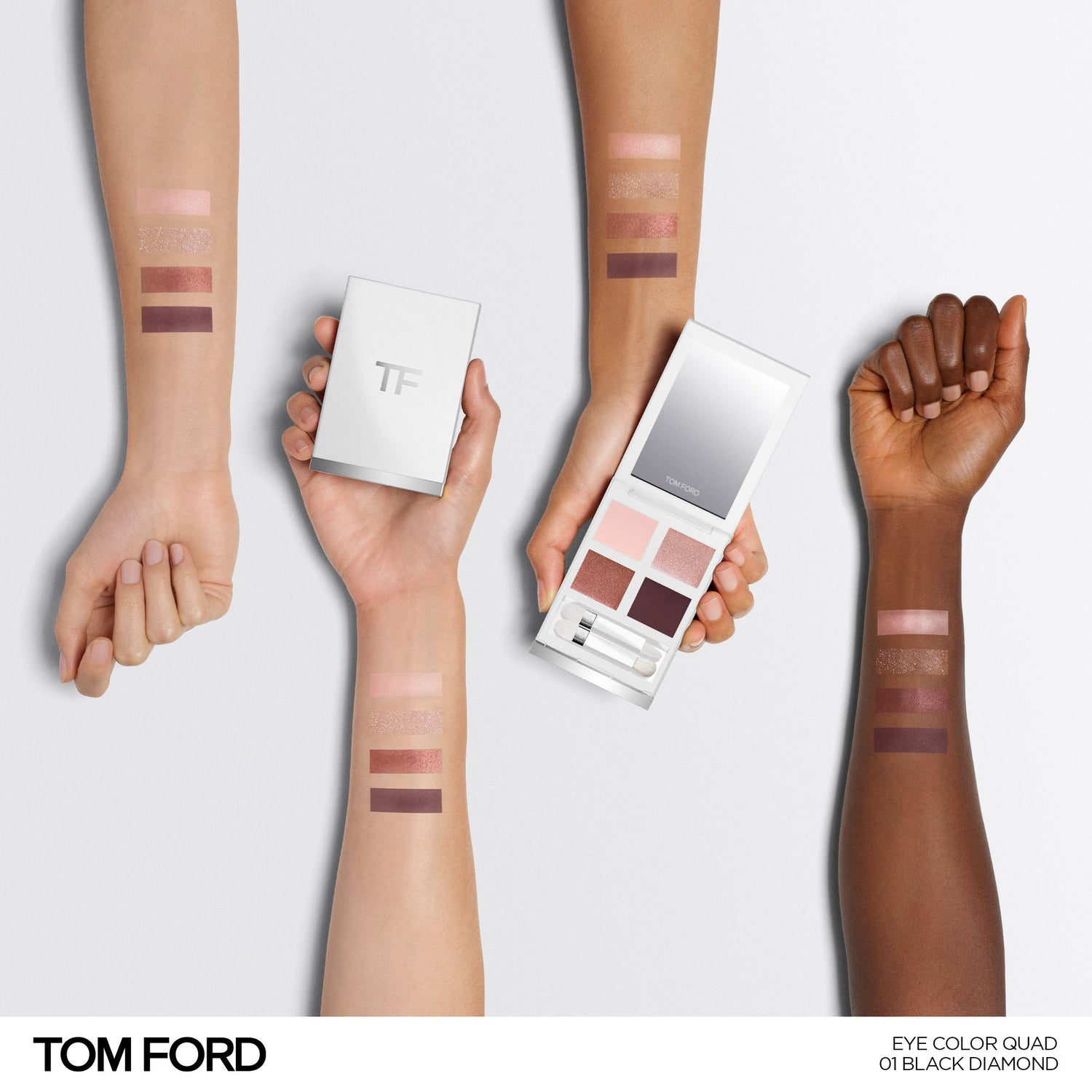 An arm swatch of Tom Ford Soleil Neige Eye Color Quad Eyeshadow Palette (Limited Edition)