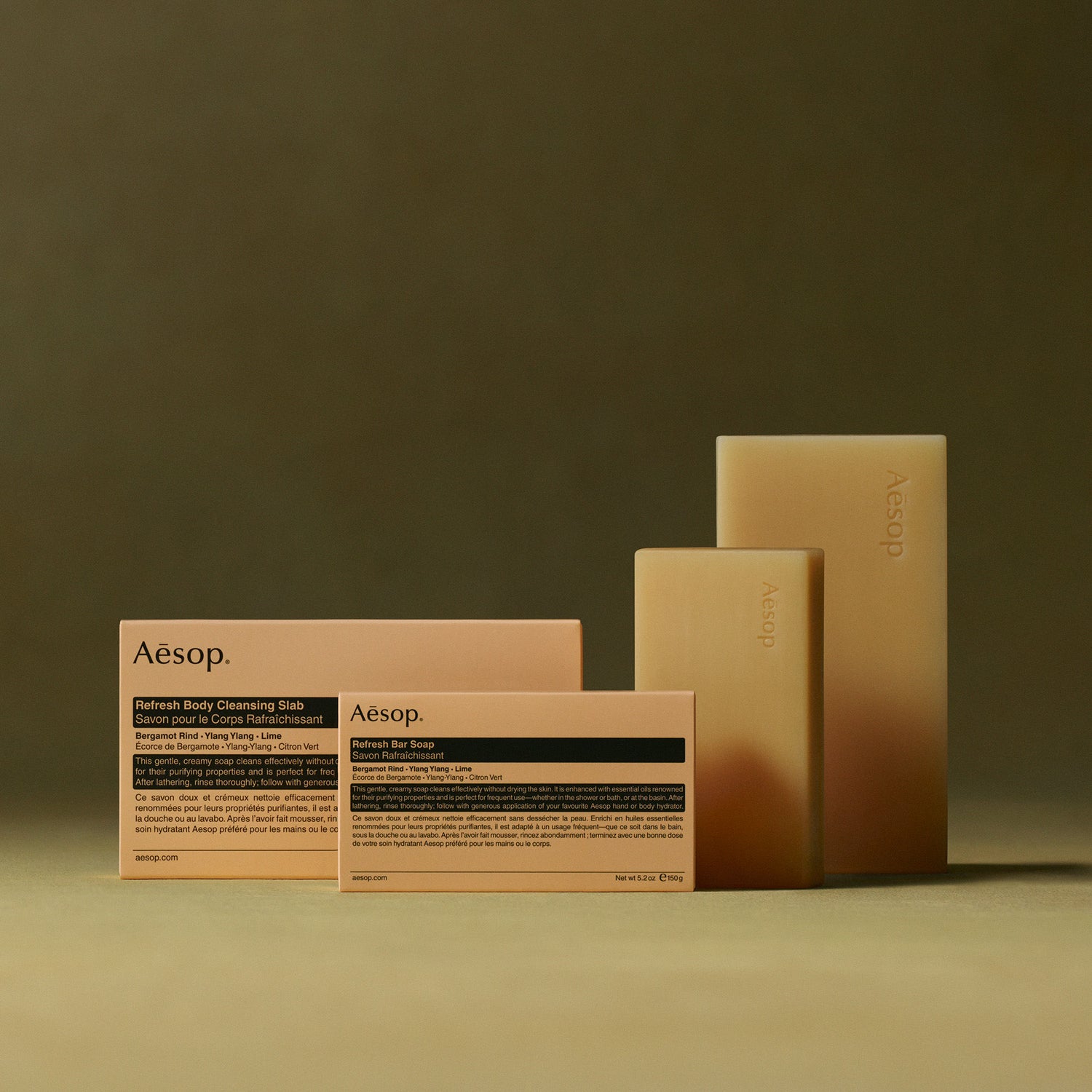 Lifestyle image of Aesop Refresh Bar Soap