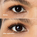 Before and after results of using Clinique Lash Power Mascara Long-Wearing Tubing Formula