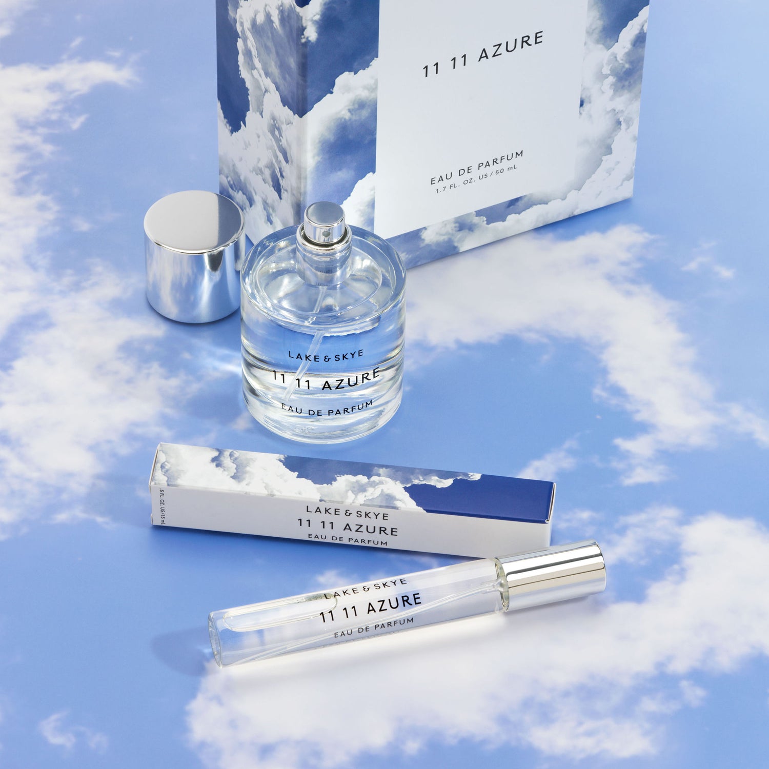 Lifestyle image of Lake & Skye 11 11 Azure Eau de Parfum variant: 1.7 fl oz