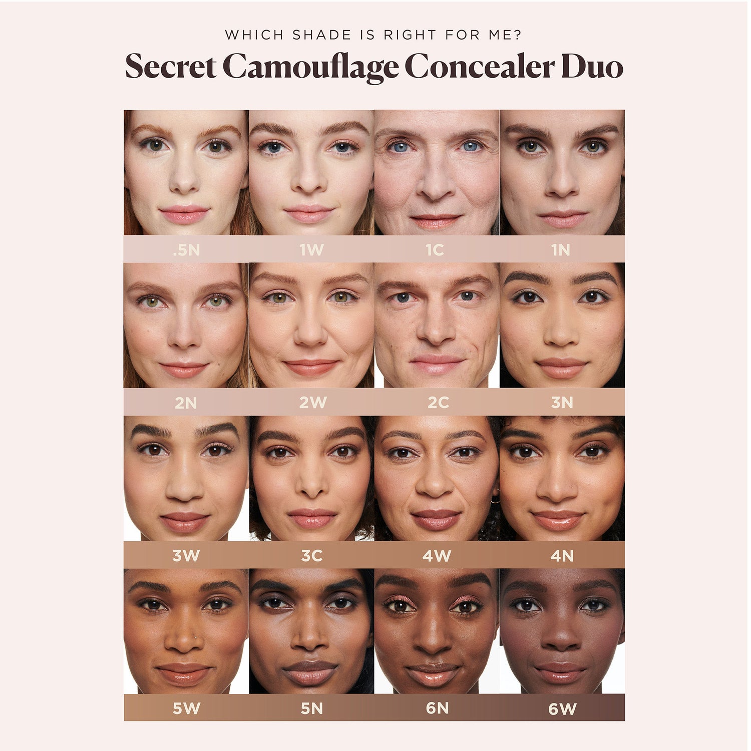 Group model image of Laura Mercier Secret Camouflage Concealer Duo Stick