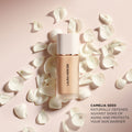 Laura Mercier Real Flawless Weightless Perfecting Foundation infographics image . This product is for deep neutral complexions