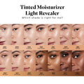 A shade comparison of Laura Mercier Tinted Moisturizer Light Revealer Natural Skin Illuminator Broad Spectrum SPF 25