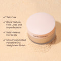 Laura Mercier Ultra-Blur Translucent Loose Setting Powder infographics image . This product is in the color brown, for deep warm neutral complexions