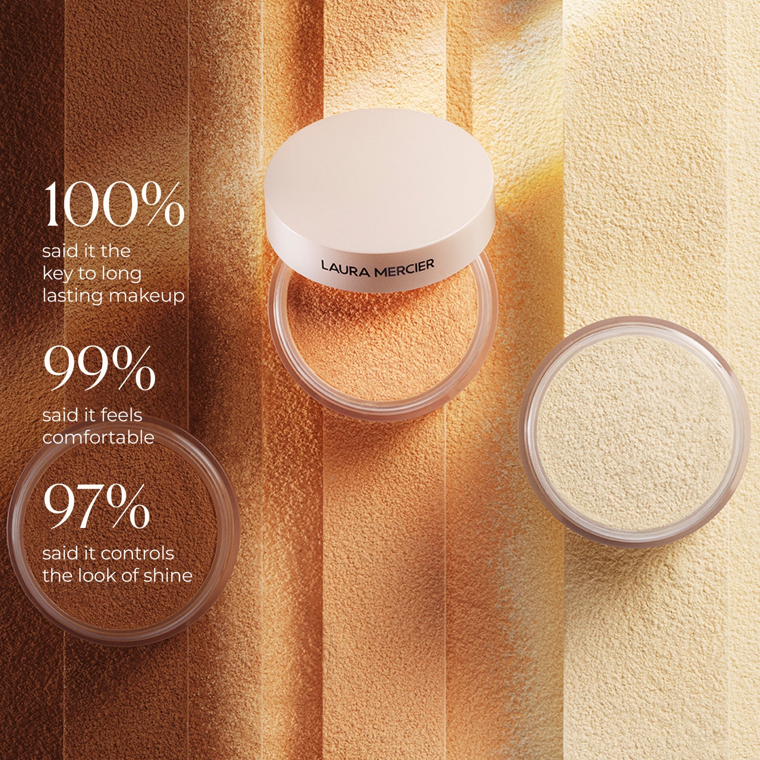 Laura Mercier Ultra-Blur Translucent Loose Setting Powder infographics image 2 . This product is in the color brown, for deep warm neutral complexions