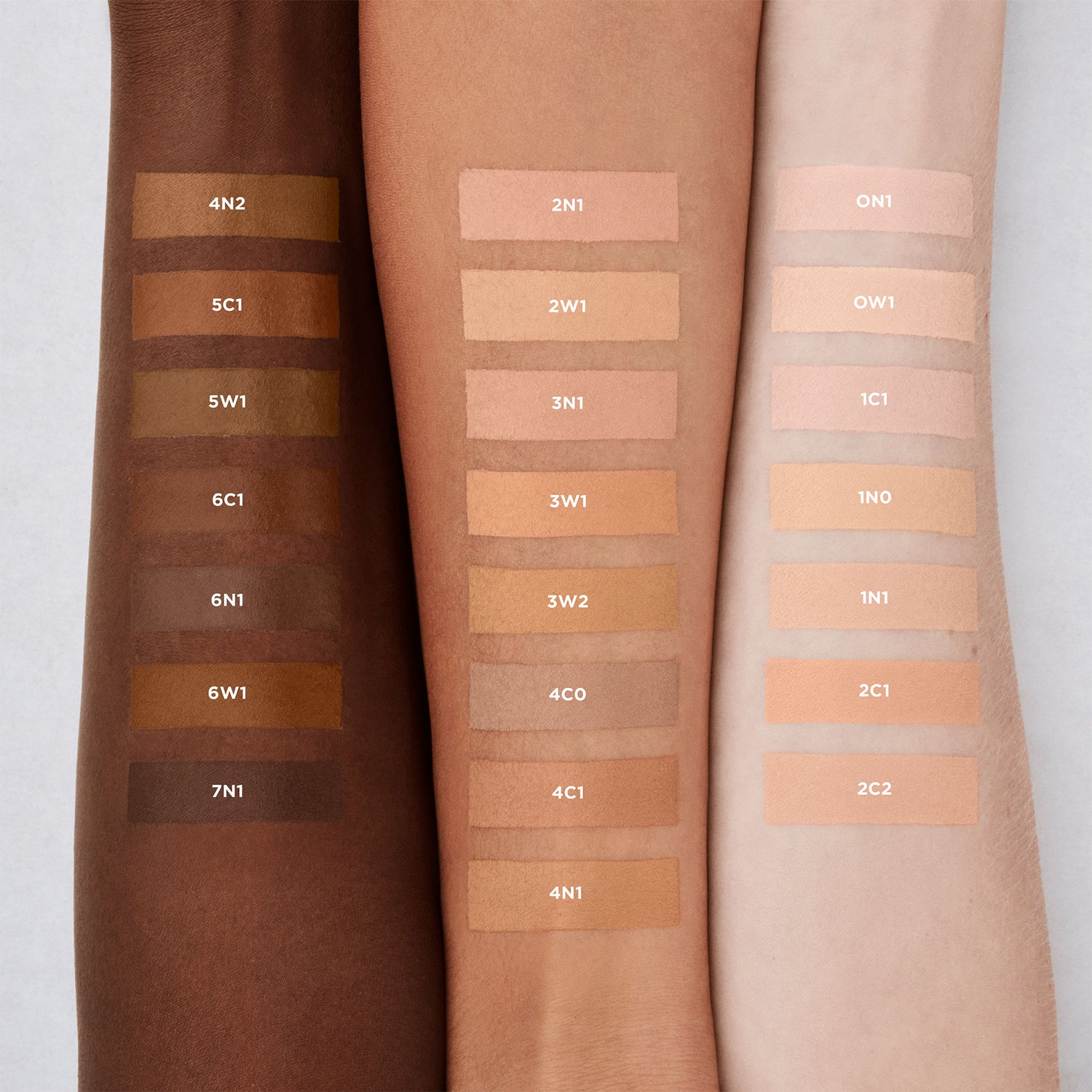 An arm swatch of Laura Mercier Real Flawless Weightless Perfecting Concealer