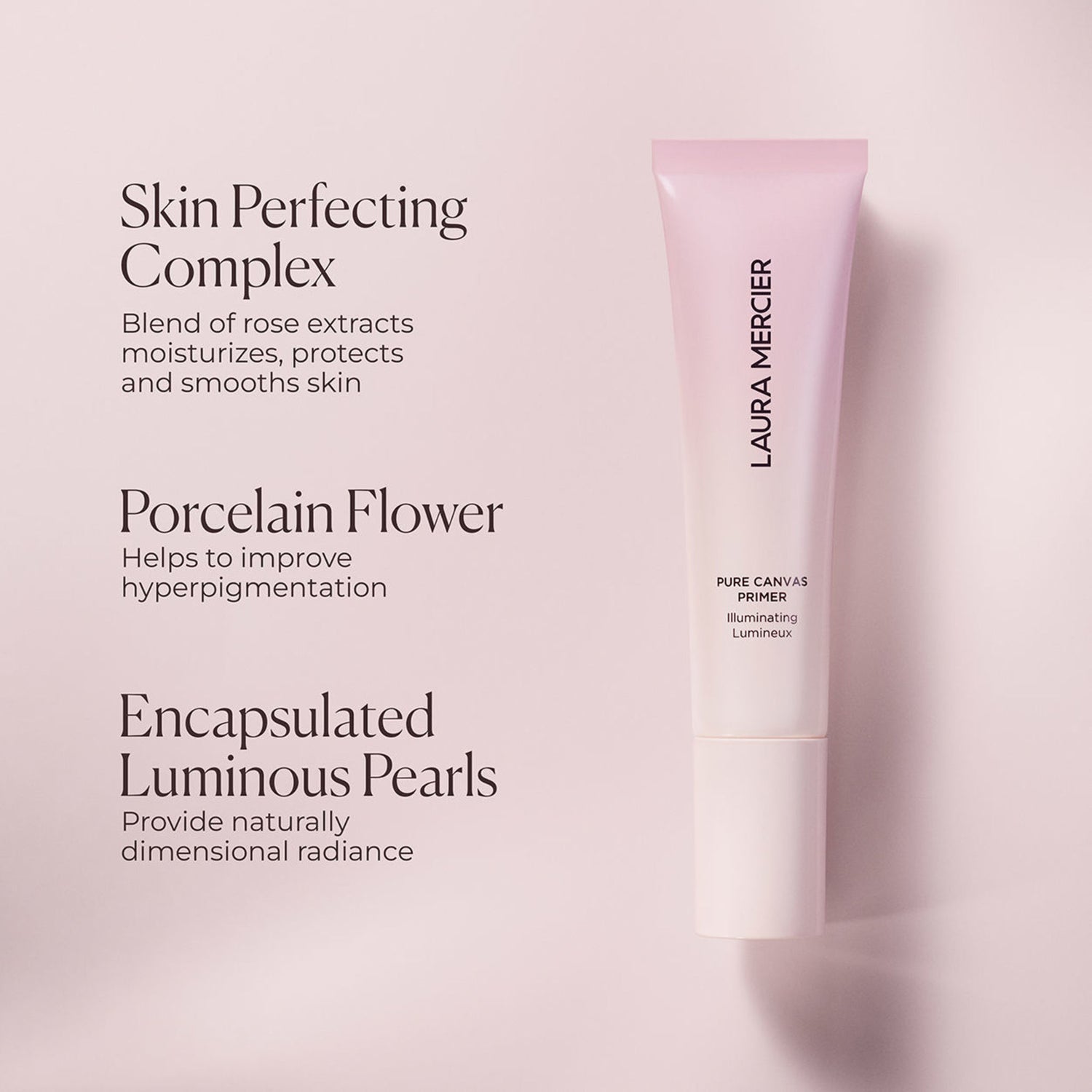 Laura Mercier Pure Canvas Primer Illuminating infographics image 2 .