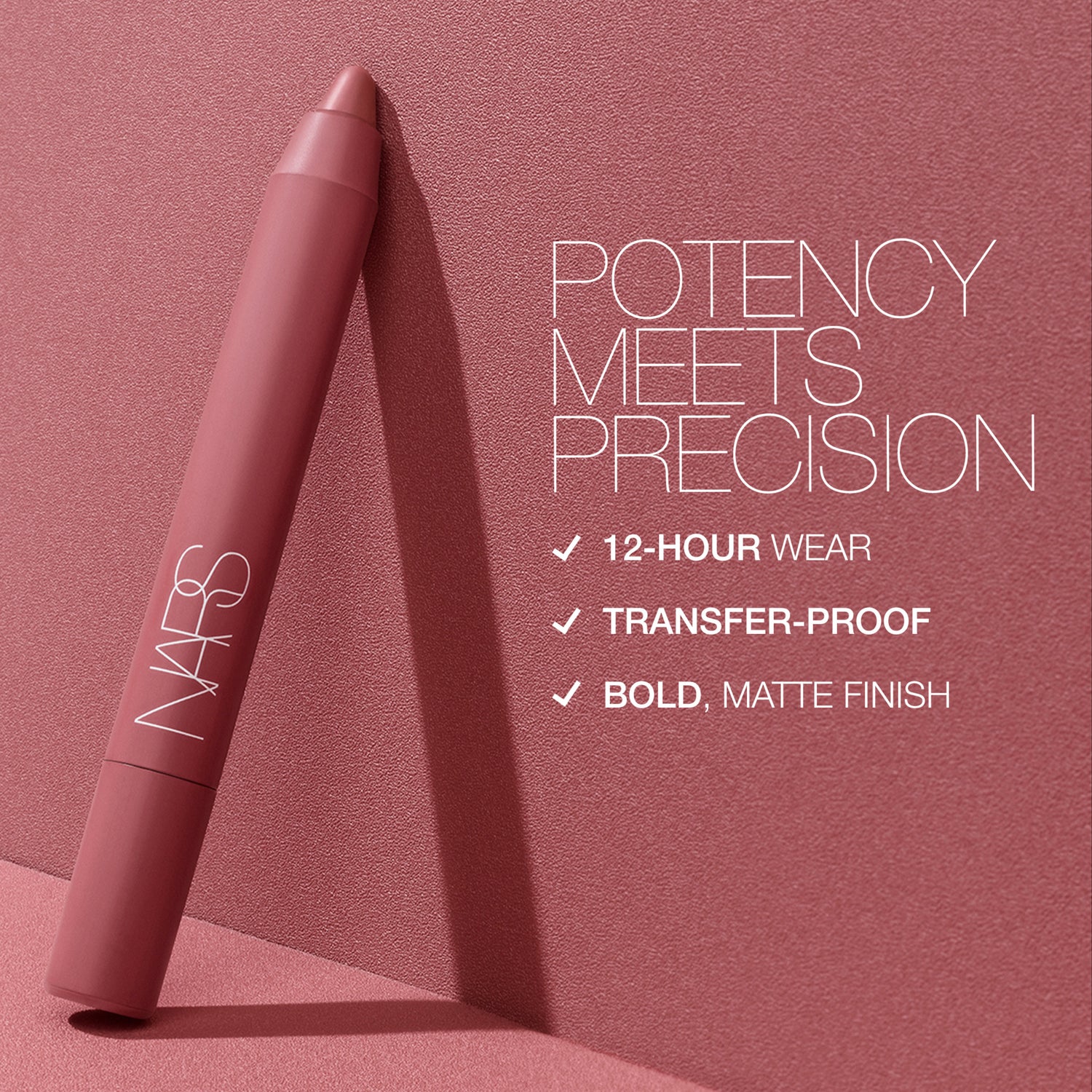 Nars Powermatte High-Intensity Long-Lasting Lip Pencil infographics image 3 . This product is in the color brown