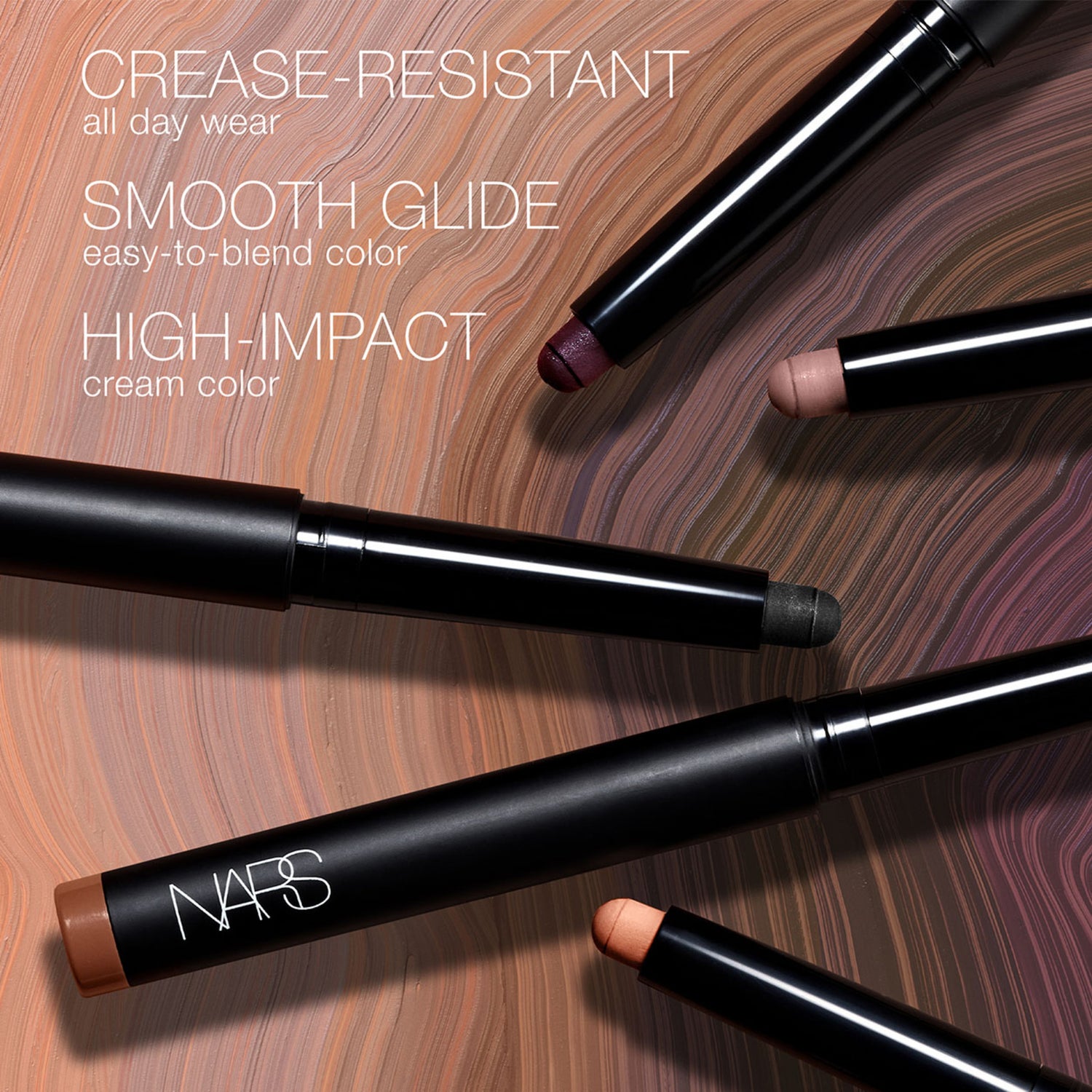 Nars Total Seduction Eyeshadow Stick infographics image 2 . This product is in the color black