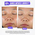 Before and after results of using Kiehl's Since 1851 Clearly Corrective Dark Spot Solution