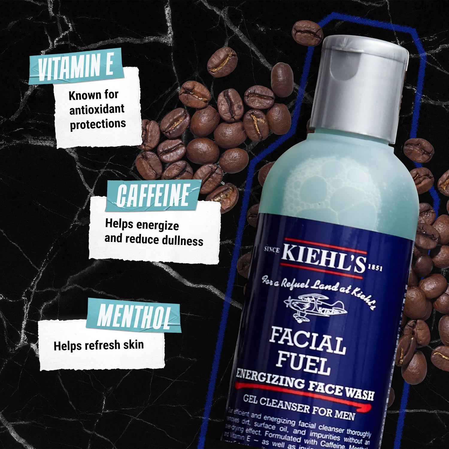 Information related to Kiehl's Since 1851 Facial Fuel Energizing Face Wash