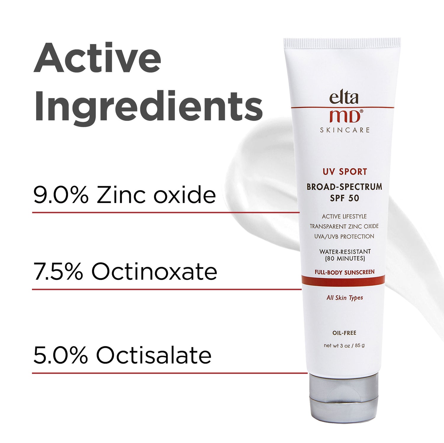 Information related to EltaMD UV Sport Broad-Spectrum SPF 50