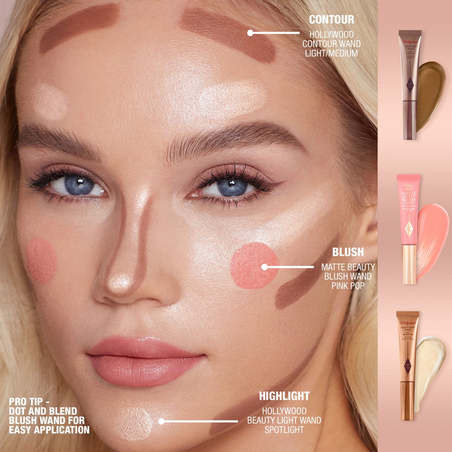 Information related to Charlotte Tilbury Matte Beauty Blush Wand