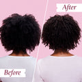 Before and after results of using Philip Kingsley Elasticizer Extreme Rich Deep-Conditioning Treatment