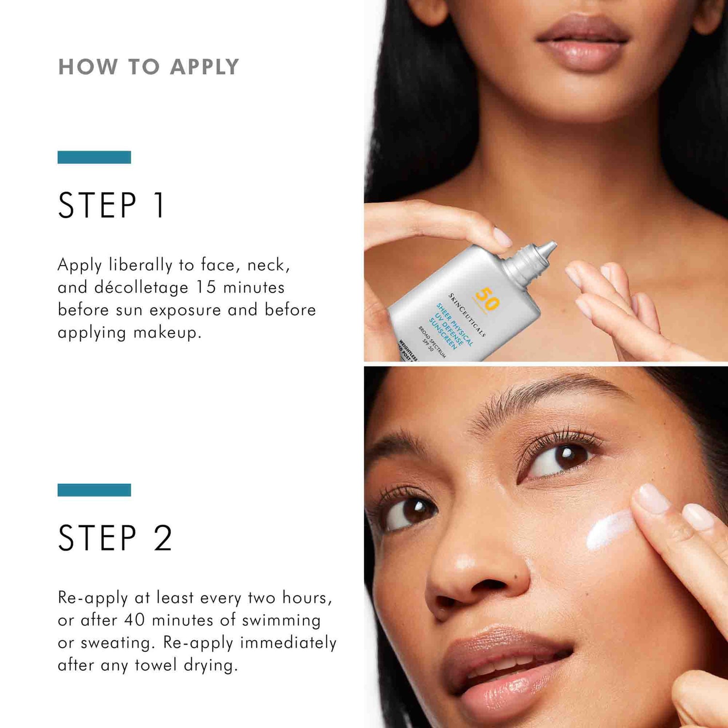 SkinCeuticals Sheer Physical UV Defense SPF 50 infographics image 5 .