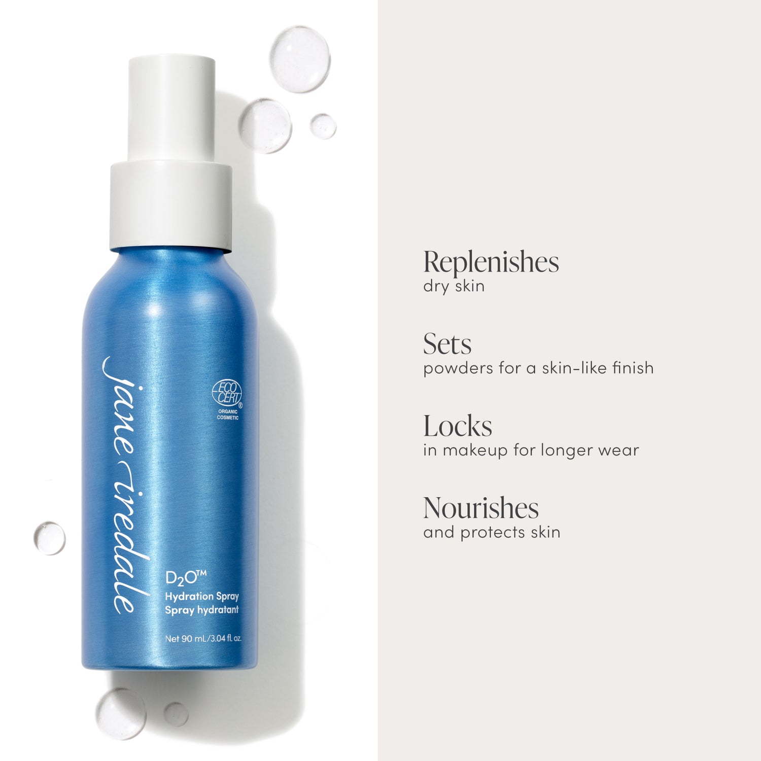 Jane Iredale D2O Hydration Spray infographics image 2 .