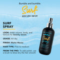 Information related to Bumble and Bumble Surf Salt Spray