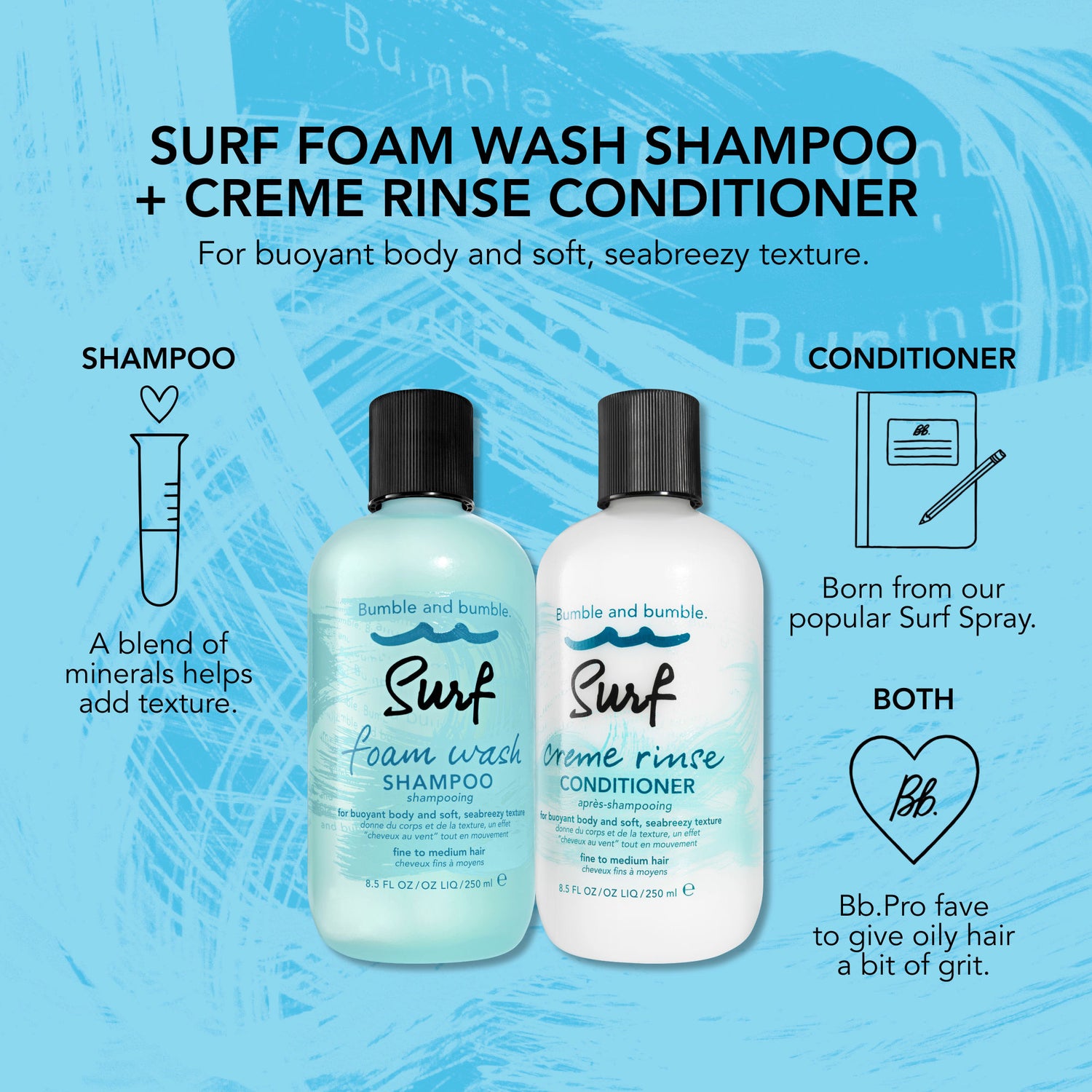 Information related to Bumble and Bumble Surf Foam Wash Shampoo