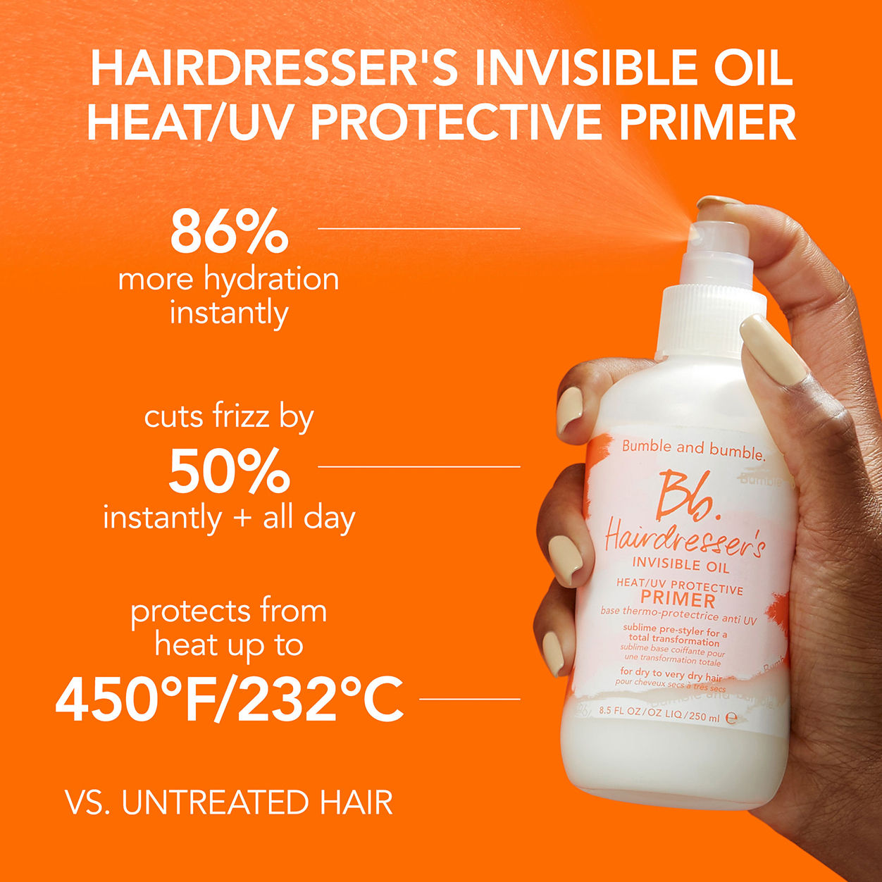 Information related to Bumble and Bumble Hairdresser's Invisible Oil Heat/UV Protective Primer