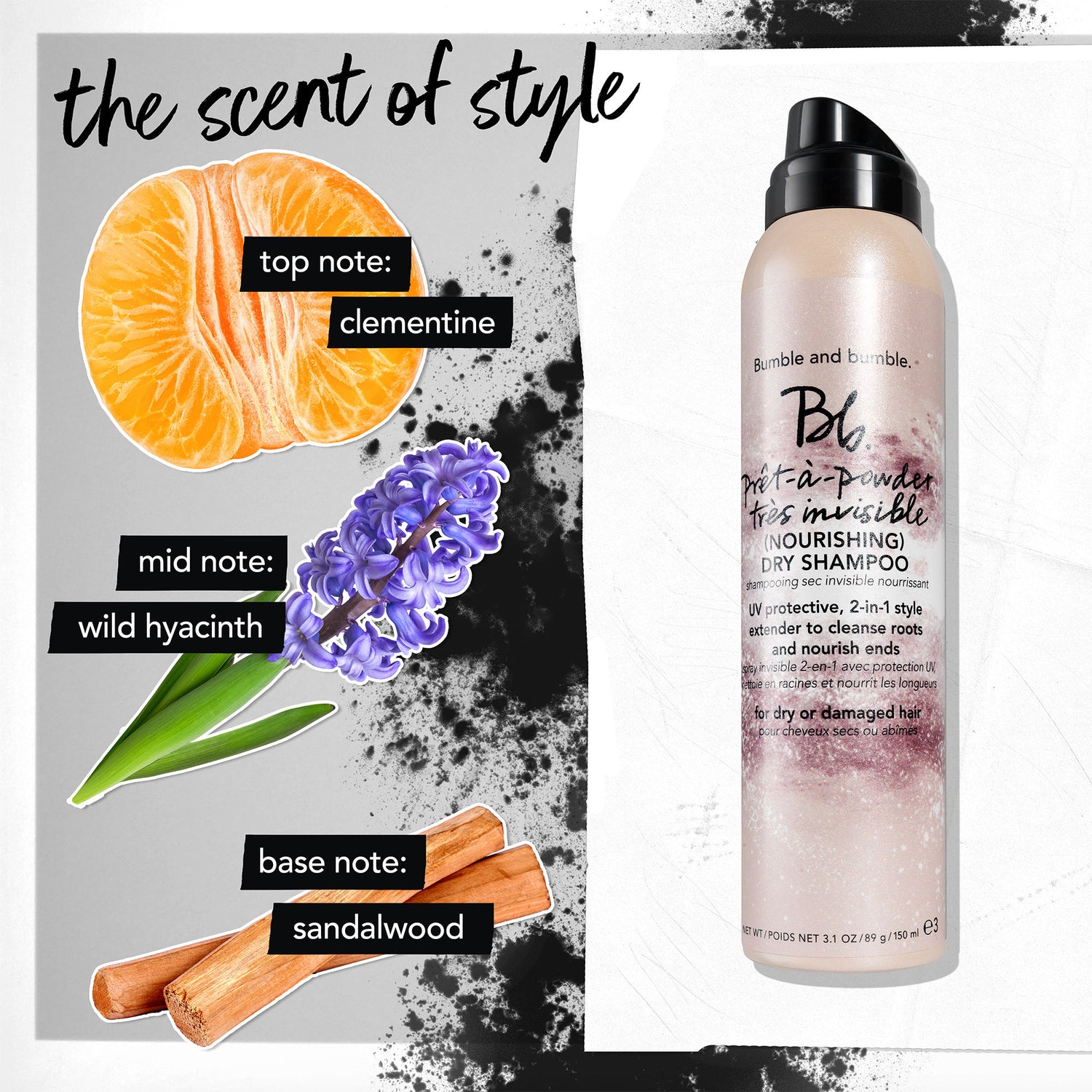 Information related to Bumble and Bumble Prêt-à-Powder Très Invisible Nourishing Dry Shampoo