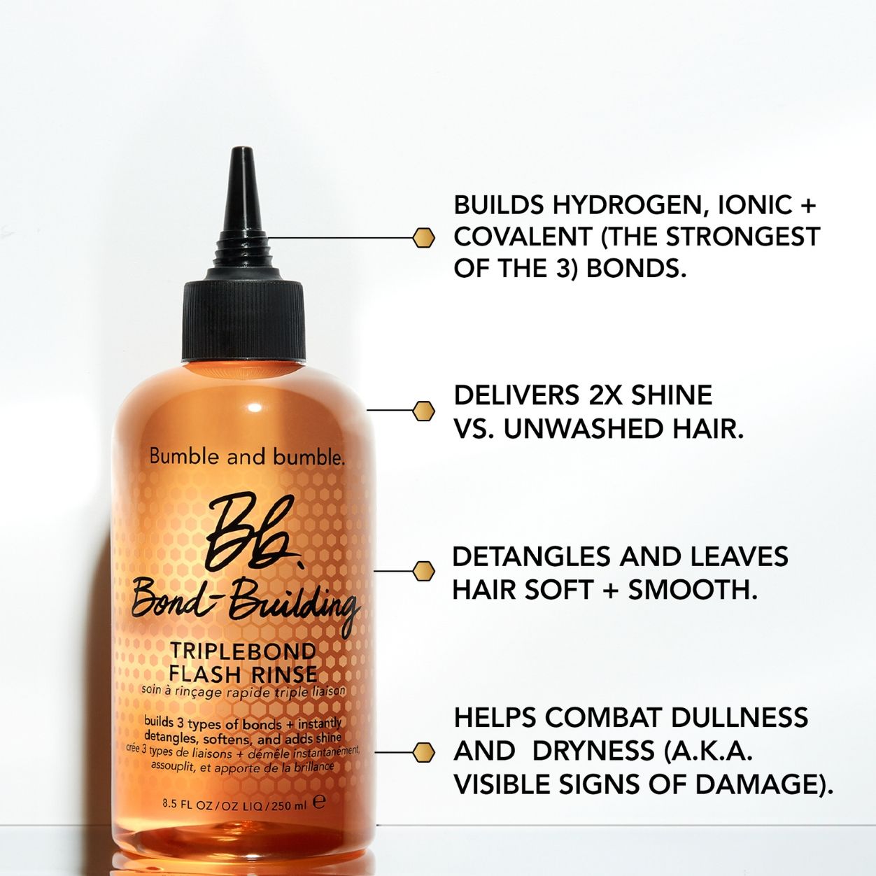 Information related to Bumble and Bumble Bond-Building TripleBond Flash Rinse for Damaged Hair