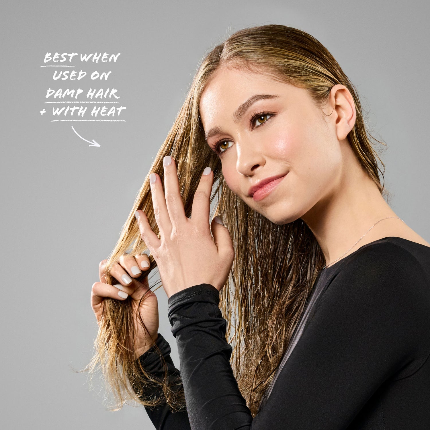 Group model image of Bumble and Bumble Styling Oil for Split End Prevention + Anti-Frizz
