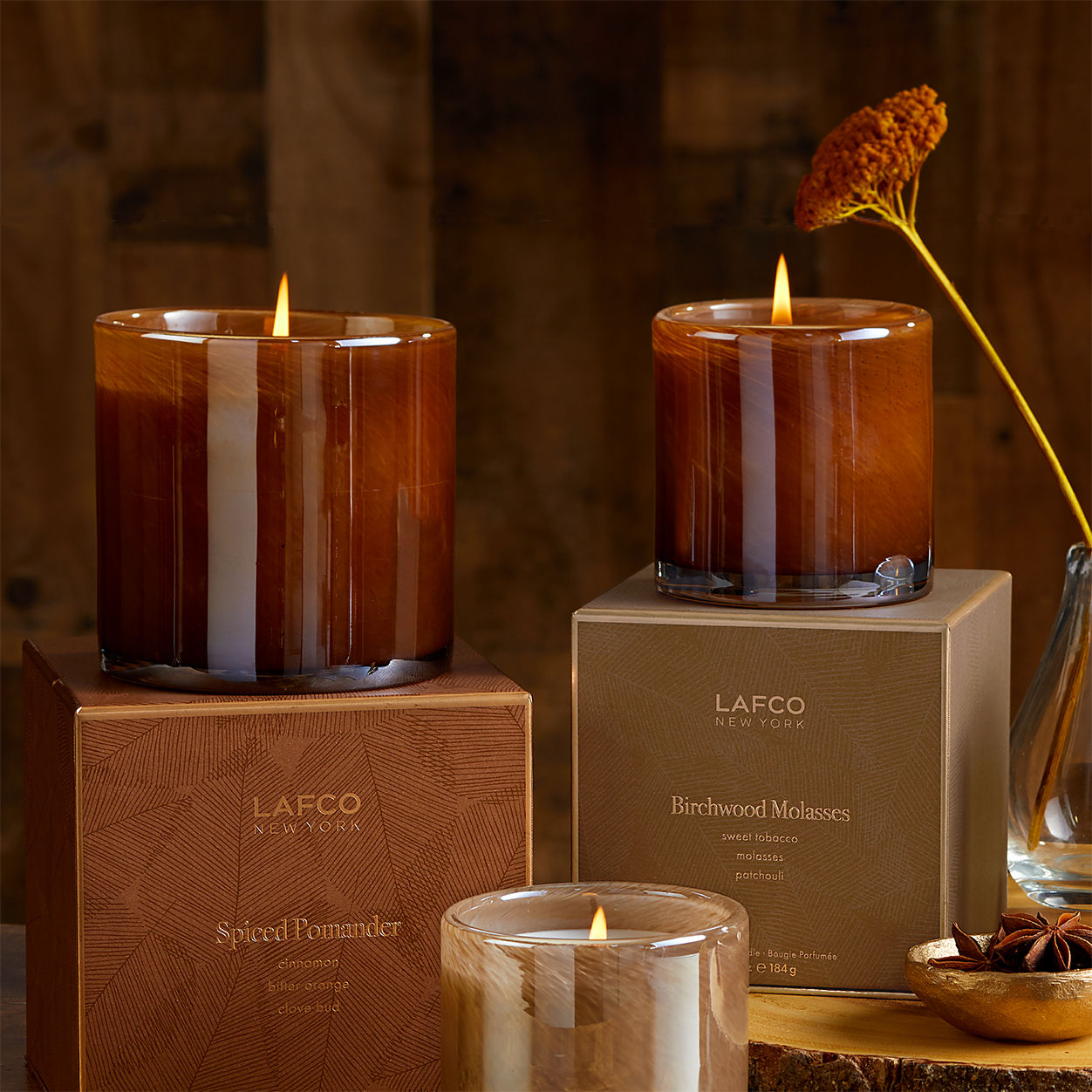 Lifestyle image of Lafco Spiced Pomander Candle