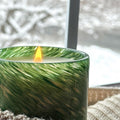Lifestyle image of Lafco Woodland Spruce Candle (Limited Edition) variant: 6.5 oz (Classic)