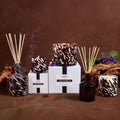Lifestyle image of Lafco Saffron Sandalwood Reed Diffuser variant: 15.5 oz (Signature)