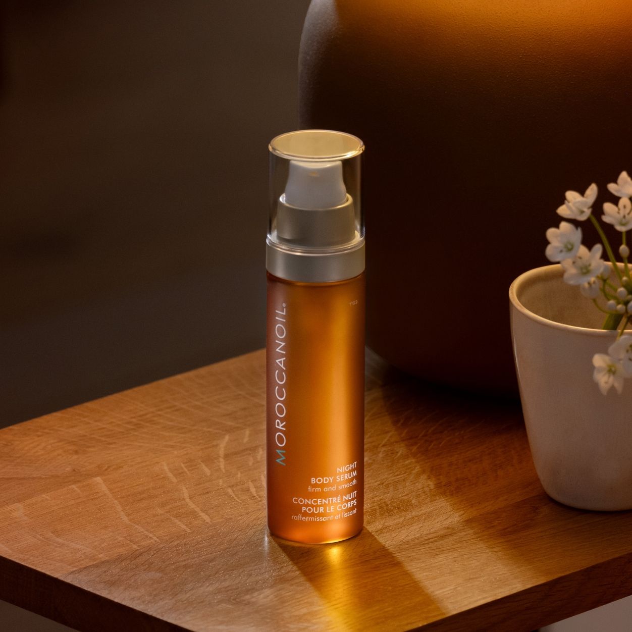 Lifestyle image of Moroccanoil Night Body Serum