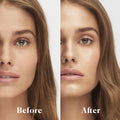 Before and after results of using Laura Mercier Pure Canvas Primer Hydrating variant: 1.7 oz