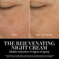 Before and after results of using La Mer The Rejuvenating Night Cream