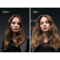 Before and after results of using Oribe Dry Texturizing Spray variant: 2.2 oz