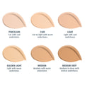 Lune+Aster CC Cream Broad Spectrum SPF 50 group swatch image . This product is for light complexions