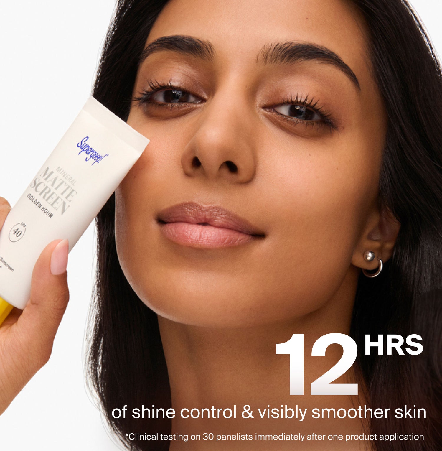 Model image of Supergoop! Mineral Matte Screen SPF 40