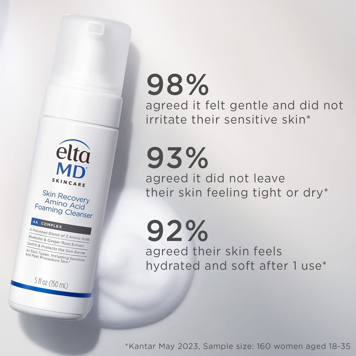 Information related to EltaMD Skin Recovery Amino Acid Foaming Cleanser