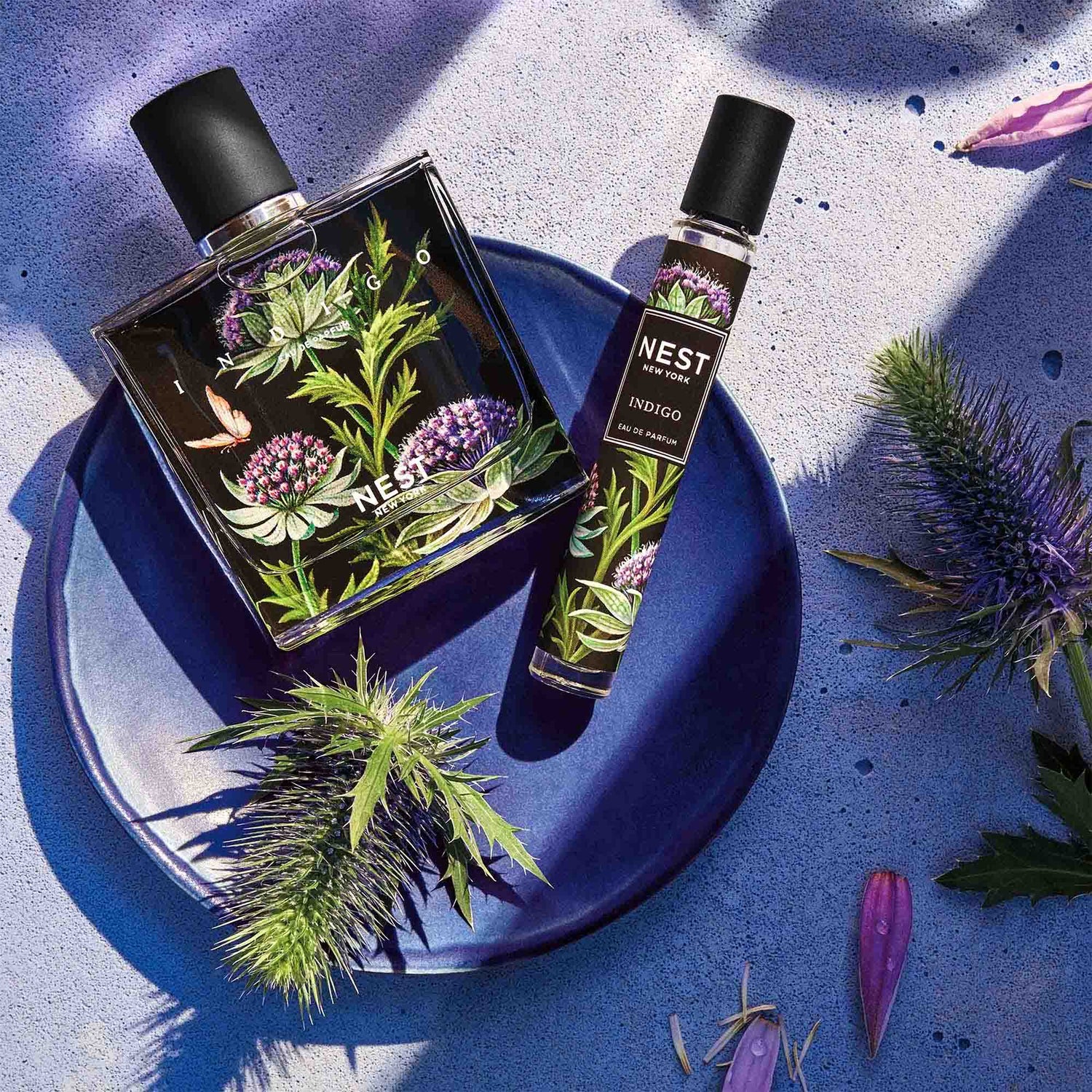 Lifestyle image of Nest Indigo Eau de Parfum variant: 0.27 fl oz