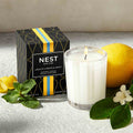 Lifestyle image of Nest Amalfi Lemon and Mint Candle