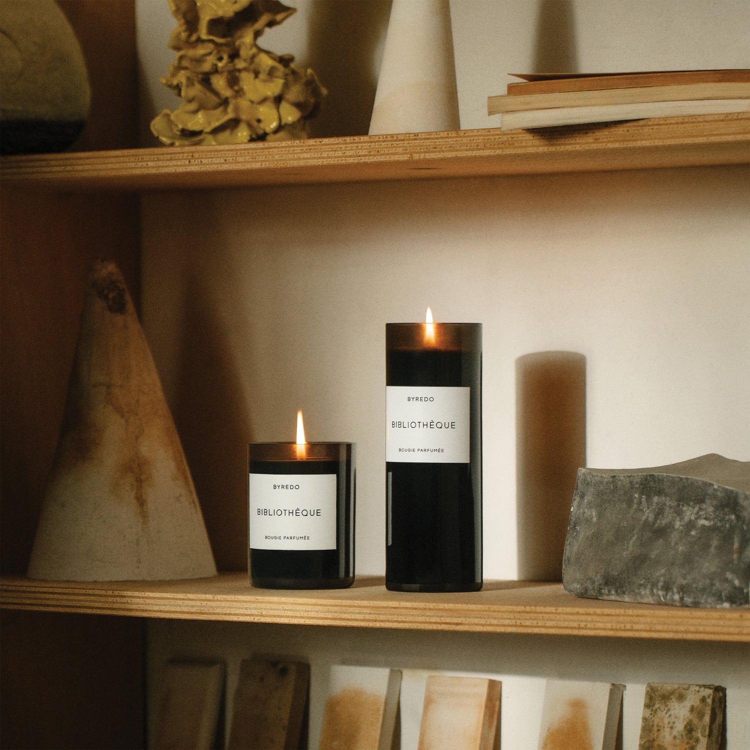 Lifestyle image of Byredo Bibliothèque Candle variant: 8.5 oz