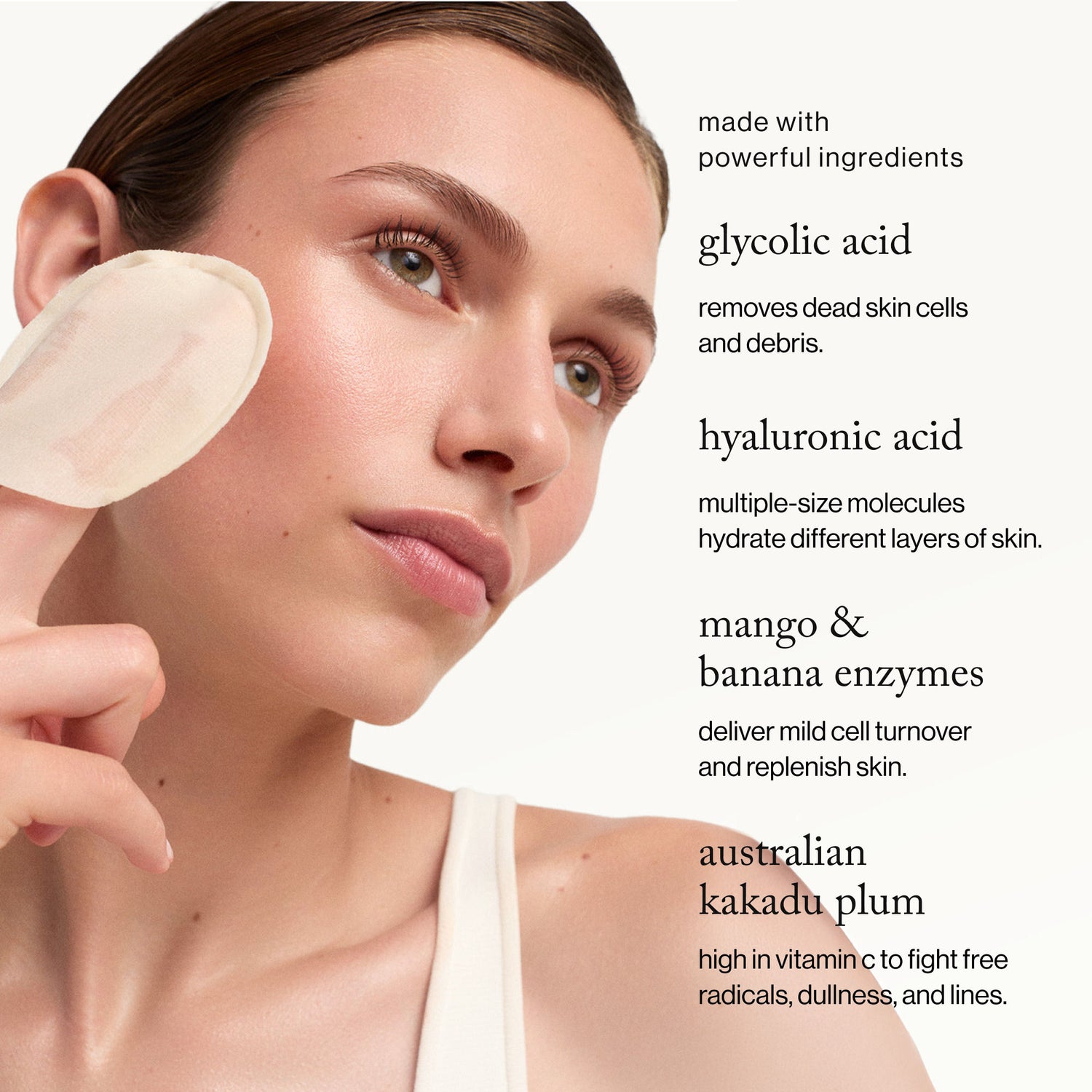 Model image of Goop Beauty 15% Glycolic Acid Overnight Glow Peel