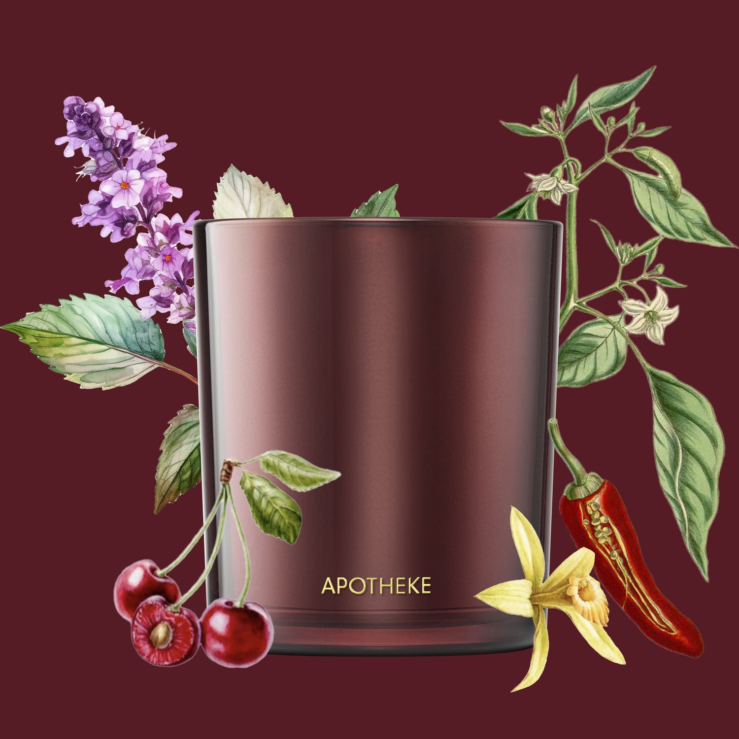 Information related to Apotheke Bitter Cherry Candle