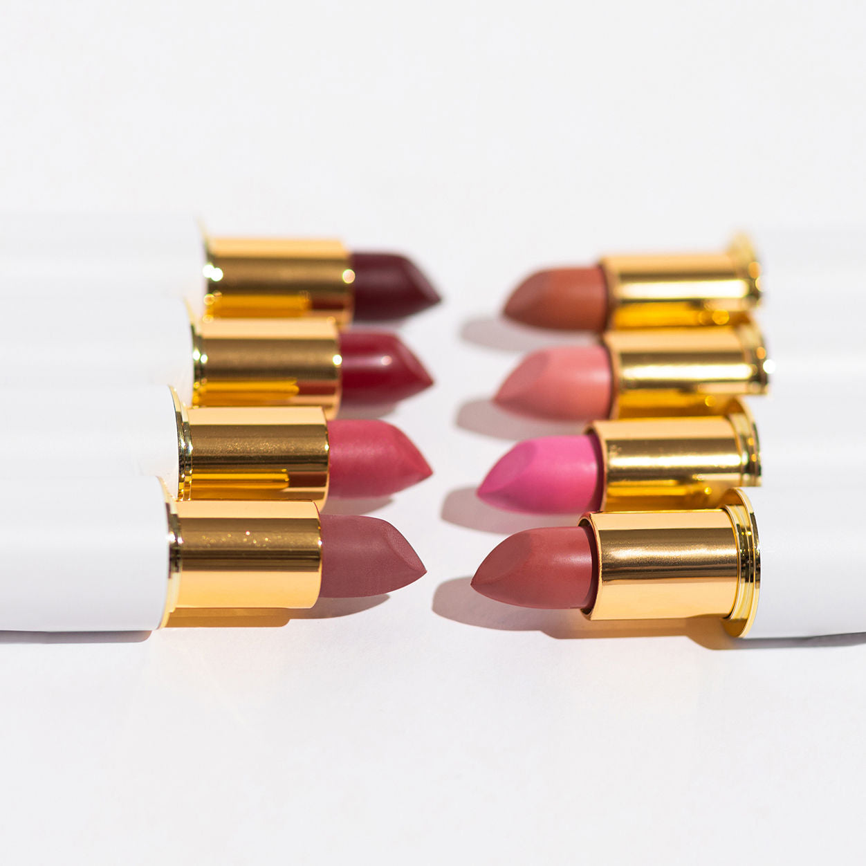 Lifestyle image of Ogee Full Bloom Sculpted Lipstick variant: Lulu