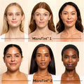 A shade comparison of Solara Suncare Fortune Teller SPF 30 variant: MicroTint 1
