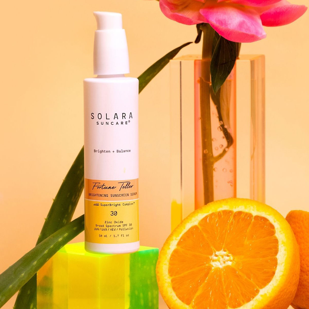 Lifestyle image of Solara Suncare Fortune Teller SPF 30 variant: MicroTint 1