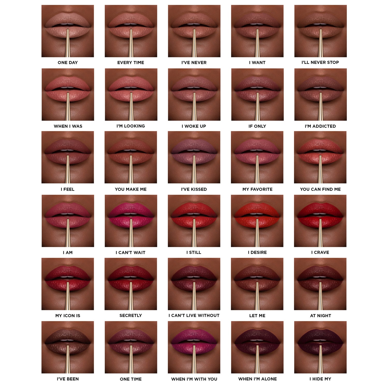 Hourglass Confession Ultra Slim High Intensity Lipstick Refill group model image 2 . This product is in the color red