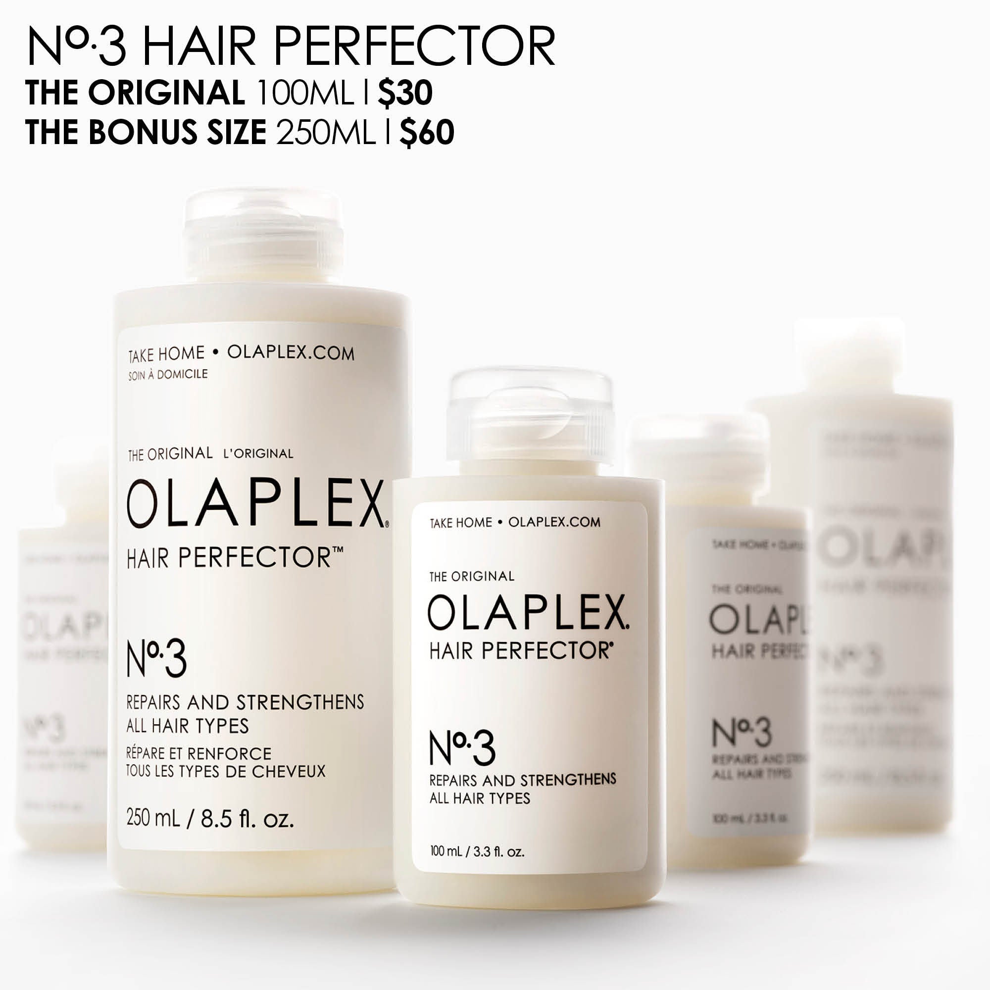 Set of 2 shops OLAPLEX 3 - 8.5oz each VALUE SIZE