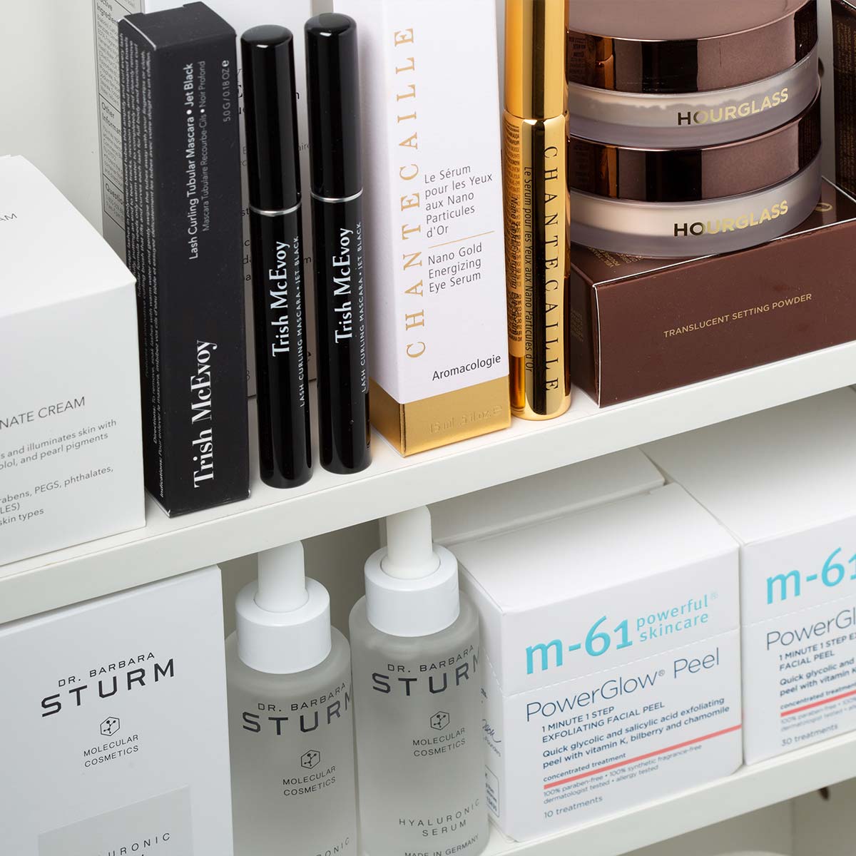 The products from Skincare Routine by Skin Type on a shelf